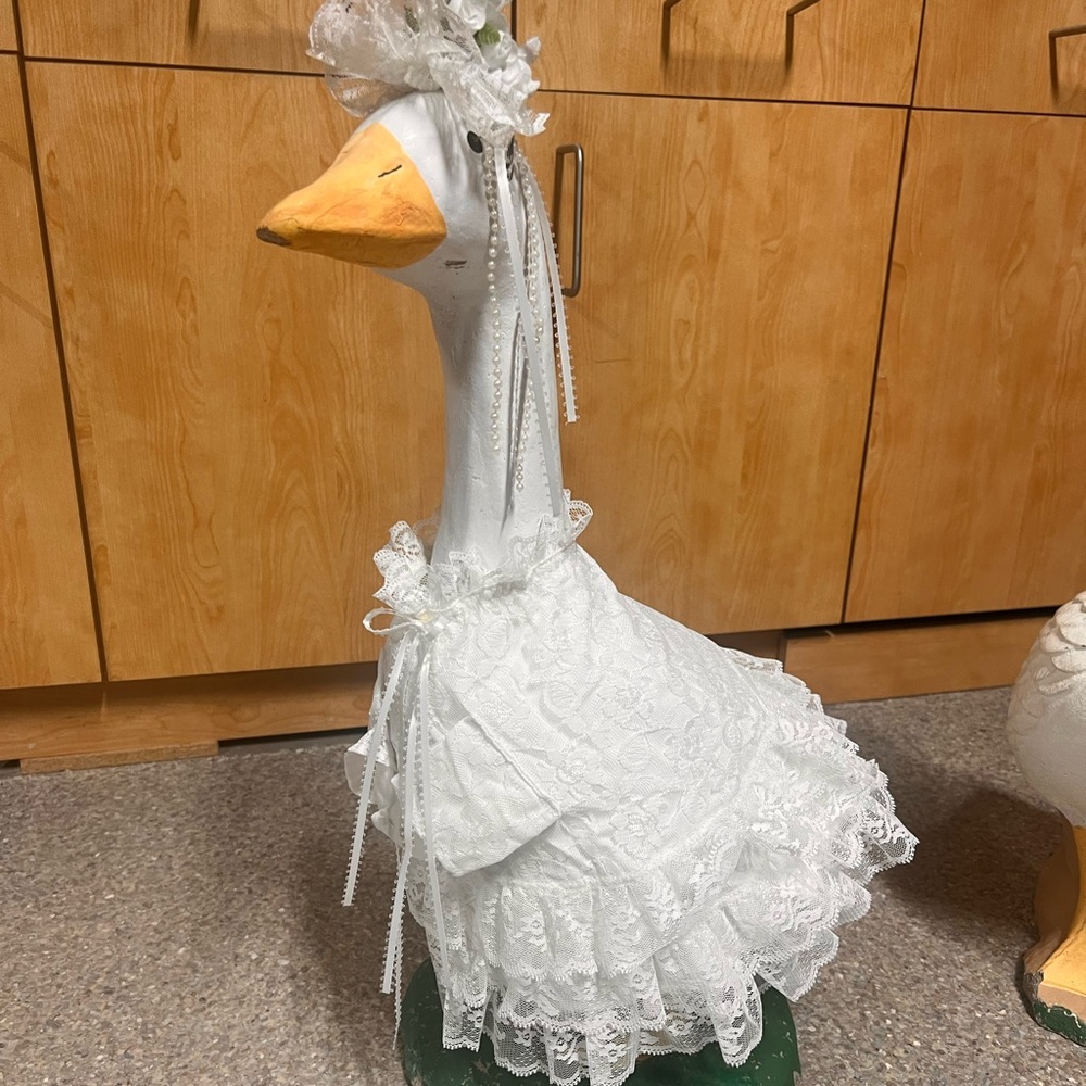Porch goose lace dress